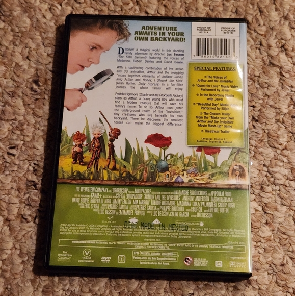 Arthur and the Invisibles DVD - Picture 3 of 3